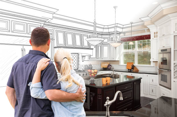 Load-bearing wall removal in Newport by JMT Kitchen Cabinet
